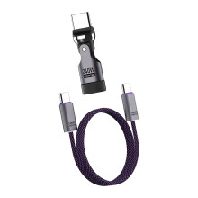 Supersnelle oplaadkabel van 240 W met 360 graden-1,2 meter