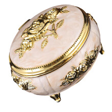 Sturdy Metal Jewelry Organizers Aesthetic For-Golden White