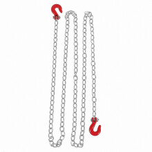 Tow Chain with Trailer Hook for 1:10 RC Crawler Vehicles Compatible with Axial SCX10 CC01 D90 D110 Models