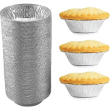 5 Inch Aluminum Pie Pans - 120 Pack Disposable for Baking & Reheating