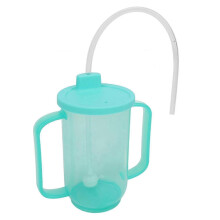 Elderly Drinking Cup with Dual Handle, Spill Proof Adult Feeder