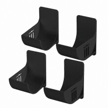 4-Pack Trash Bag Dispenser, Wall Mount Grocery Bag Holder for Kitchen Cabinets