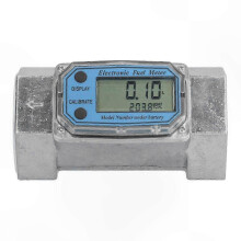 2in Digital Flow Meter for Industrial Automation - Turbine Type for Fuel, Liquid, Water, Gas, and Oil Measurement