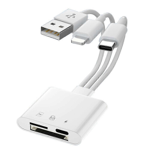 Memory Card Reader with Charging Port for ///Laptop