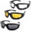 UV Protective Motorcycle Goggles with Padding - Dustproof & Windproof for Outdoor Riding Activities 1
