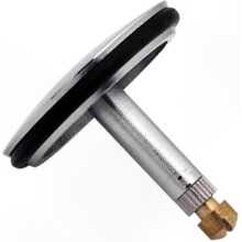 Adjustable Sink Stopper Replacement, 8mm Stem, 43.5mm Diameter Cover, Silver