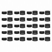 40 Pieces Slat End Caps Connectors for Wooden Bed Frames and Furniture Skeleton Secure Holders Accessory