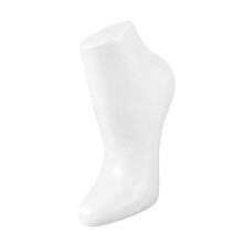 Sturdy Resin Foot Shaped Display Stand-White Top foot model
