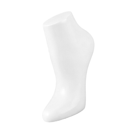 Sturdy Resin Foot Shaped Display Stand-White Top foot model