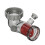 Sink Drain Backflow Preventer Fast Connection-Double overflow 1