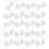 Transparents Plastic Cable Clip Adhesive Wire Organizers for-1 1