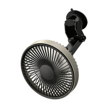 Car Interior Fan Adjustable Dashboard Cooling Air Wall-Black B