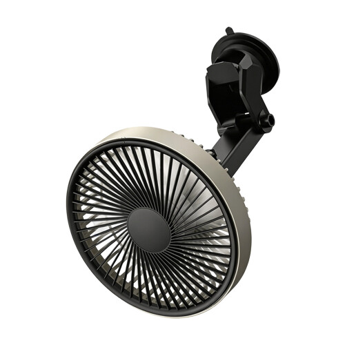 Car Interior Fan Adjustable Dashboard Cooling Air Wall-Black B