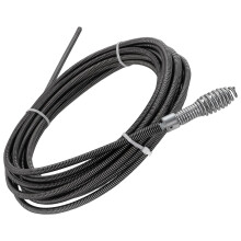 Câble serpent d'égout en acier de 25 pieds de long et 5/16