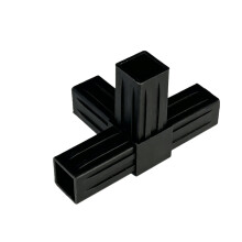 Adaptateur de tube carré en alliage d'aluminium,-20x20 4 voies