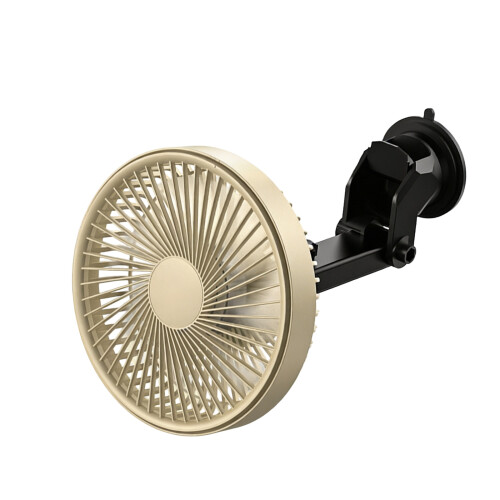 Ventilateur de refroidissement de voiture avec ventouse,-Beige A