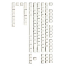 Ensemble complet de 101 touches translucides, profil-Blanc