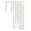 Ensemble complet de 101 touches translucides, profil-Blanc 1
