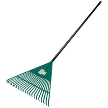 Rastelo coletor de folhas 22 dentes - Cabeça larga 54x42,5 cm - Cabo de metal 117 cm