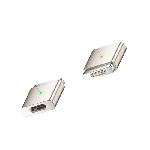 USB-C - MagSafe 2 -sovitin 100W – Lataa MacBookisi vaivattomasti Starlight