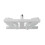 E27 Lamp Holder 3 Speed Remote Control Exhaust Fan Light-White 1