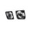 LED Ceiling Fan With Two Head Design E27 Lamp Holder 3-Black 1