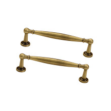 2Pcs Elegant French Style Antique Metal Drawer Pulls-128mm