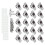 20lots Smooth Movable Directional Wheel Bottom Mounted Fixed 1