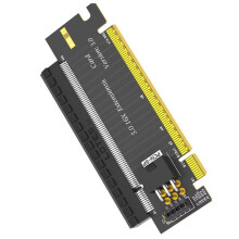 PCIE 5.0 X16 Extended Card for Case Testing Adapter for-Black