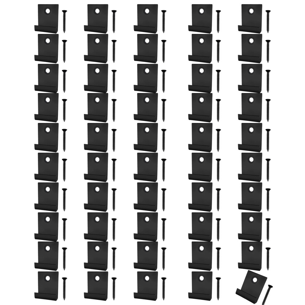 Rustproof Deck Starter Clip With Quick Installation-Black 7704001187984