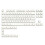 101Key PC Double Shot Side Lits Translucents Keycap Set-White 1