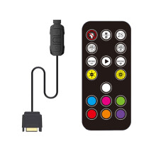 Contrôleur de bouton ARGB 5V 3 broches, boîtier d'ordinateur,