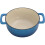 Blue,6QT Cast Iron Enamel Pot Cooking Pot with Gloves 9