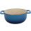 Blue,6QT Cast Iron Enamel Pot Cooking Pot with Gloves 2