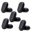 Headphone Bag Oval Headphone Storage Box Straw Mat Pattern 1