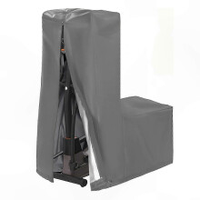 Durable 420D Fabric Elliptical Trainer Cover, Gray, 140 x 64 x 165 cm