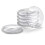 Wall Door Handle Plug, Silicone Transparent Anti-Collision Sticker 1
