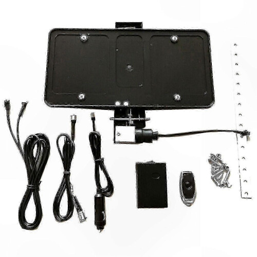 Retractable License Plate Remote Control in Stainless Steel