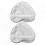Soft Breathable Knee Pillow Covers with Zipper and Elastic Strap for Leg Support 1