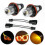 Amber LED Angel Eye Marker Halo Bulbs for E39 E53 E60 E63 E64 E66 E87 5 6 7 X3 X5 [2-Pack] 1