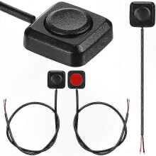 4 Pack Mini Push Button Switches, Momentary ON/OFF Surface Mount for 12V 24V Applications