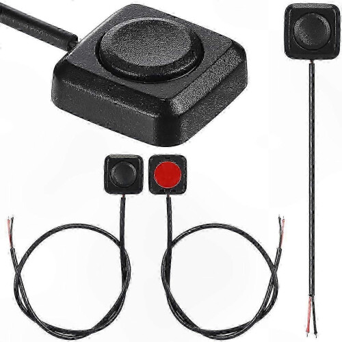 4 Pack Mini Push Button Switches, Momentary ON/OFF Surface Mount for 12V 24V Applications