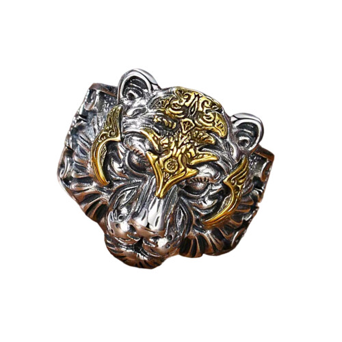 Trendiger, verstellbarer Ring mit-Goldfarben