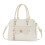 Elegant Shoulder Bag Soft PU-Ivory (30cm 1