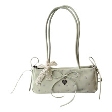 Sacs Ă main en simili cuir pour femmes, sac sous les bras-Vert