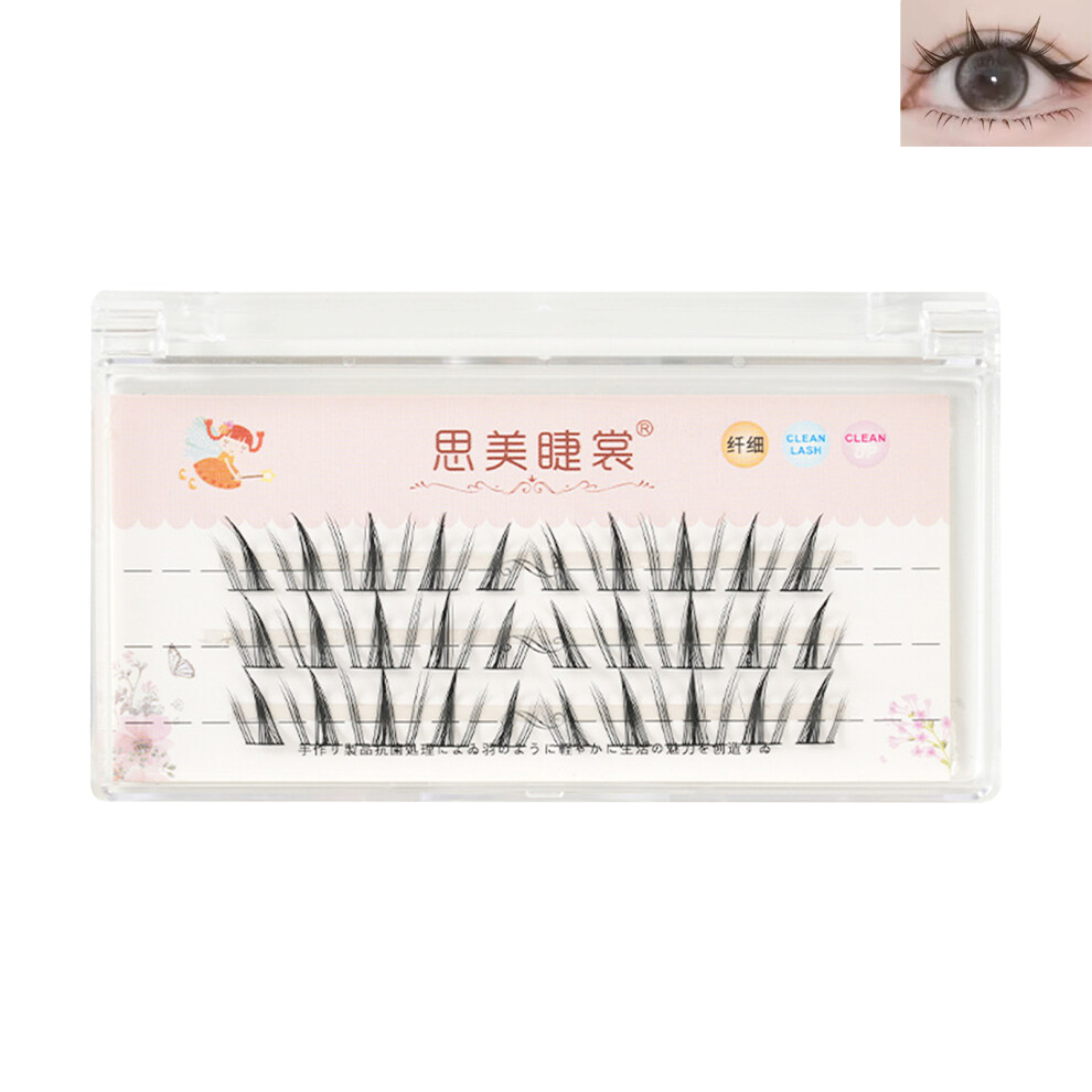 Dachuang Beauty (Three Rows) Wispy Lash Extensions For Work, Date & Party
