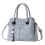 Sac à main en cuir PU-Gris (20 cm 1