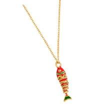 Collier minimaliste avec pendentif en forme de-JDN0312222RD