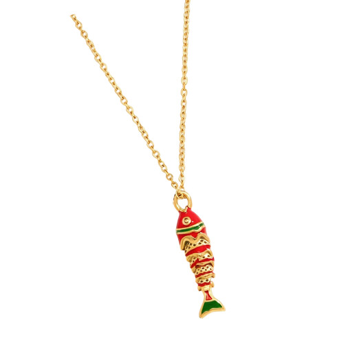 Collier minimaliste avec pendentif en forme de-JDN0312222RD