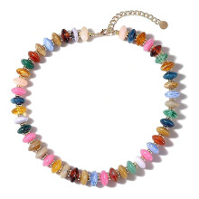 Kleurrijke plastic ketting moderne accessoire voor vrouwen en-5
